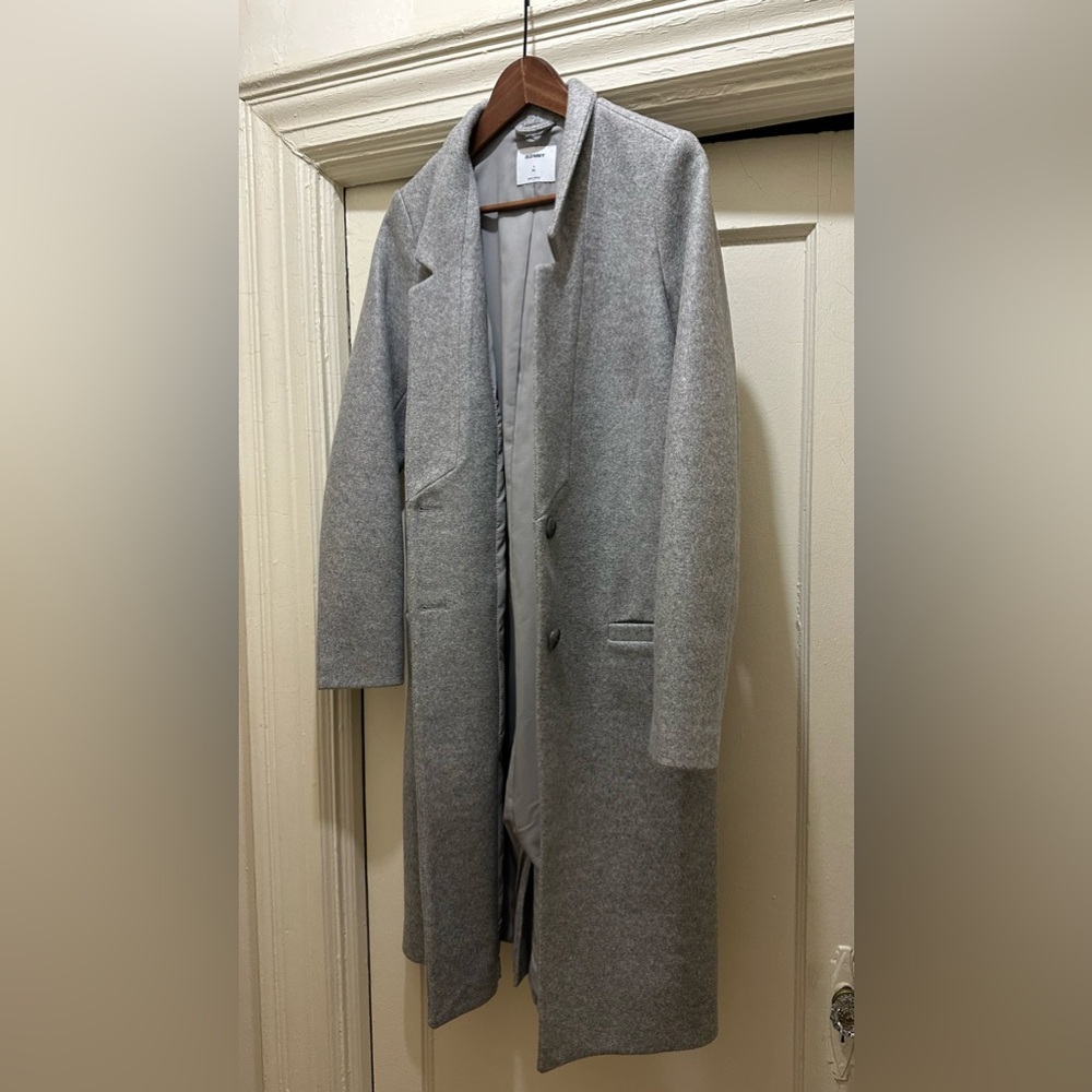Grey Wool Trench